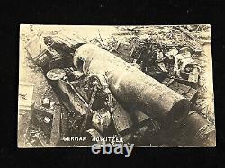 WWI RPPC German Howitzer World War 1 postcard Real Photo