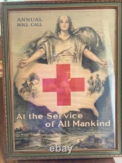 WWI Red Cross original poster