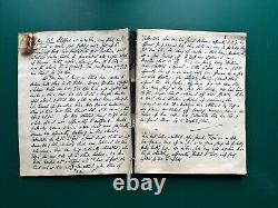 WWI Royal Navy Lieutenant's Journal Declaration War & Battle of Heligoland Bight