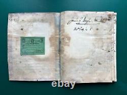 WWI Royal Navy Lieutenant's Journal Declaration War & Battle of Heligoland Bight