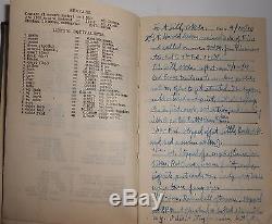 WWI Soldiers Diary United States Army Navy With Dog Tags 1917-1918
