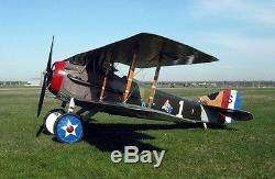 WWI Sopwith Camel Replica Wood Wooden Airplane Aircraft Propeller 84 Brass Prop