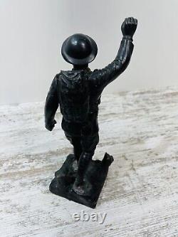 WWI Spirit of the American Doughboy E. M. VIQUESNEY Sculpture 1921-1925 Read