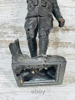 WWI Spirit of the American Doughboy E. M. VIQUESNEY Sculpture 1921-1925 Read