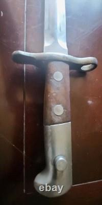 WWI Swiss M1918 WAFFENFABRIK NEUHAU Baynet with Scabbard # 62397