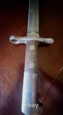 WWI Swiss M1918 WAFFENFABRIK NEUHAU Baynet with Scabbard # 62397