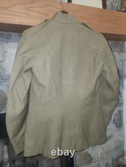 WWI Tailored Doughboy Uniform Tunic 20 M Infantry Kansas National Guard Kahn