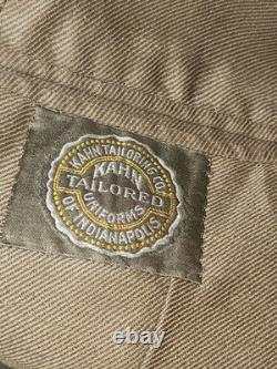 WWI Tailored Doughboy Uniform Tunic 20 M Infantry Kansas National Guard Kahn