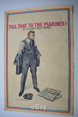 WWI Tell That To The Marines Recruitment Poster by James Montgomery Flagg