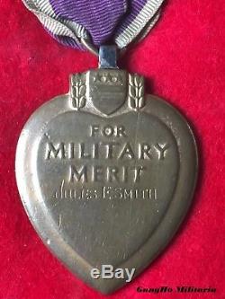 WWI USMC Medals & Engraved PH Jules E, Smith, 74th Co, 6th Regiment A. E. F