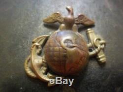 WWI USMC Original Helmet 5Th Marines 2Nd Div