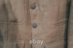 WWI USNA National Army Infantry Enlisted Wool Service Coat Jacket July 1918 Cont