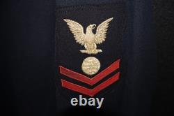 WWI USN Navy Electricians Mate 2nd Class Radio Operator Middy & Armed Guard Cap