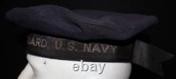 WWI USN Navy Electricians Mate 2nd Class Radio Operator Middy & Armed Guard Cap