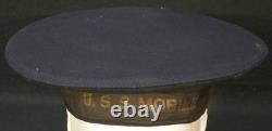 WWI USN Navy USS BOSTON Sailors Flat Cap Donald Duck 1919 Troop Ship Captured
