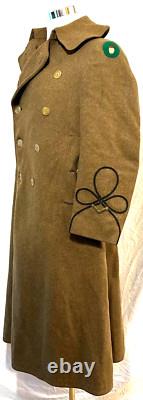WWI US 87th Infantry M1912 Officers Great Coat / Uniform