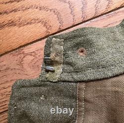 WWI US ARMY 1ST DIVISION M1917 WOOL ENLISTED MANS JACKET with 2 OS + 1 HD STRIPE
