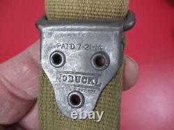 WWI US ARMY AEF M1917 NoBuckL Canvas Sling for M1917 Enfield Rifle XLNT #2