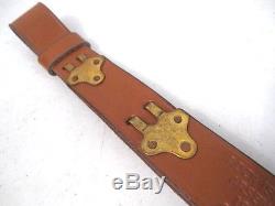 WWI US ARMY M1907 Leather Sling M1903 Springfield Marked RIA 1918 Repro