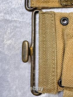 WWI US ARMY M1914 With BOTH MILLS AND RUSSEL MARKED POUCHES AND TWO ADDED POUCHES
