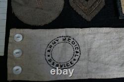 WWI US Army 108th Ambulance Co. DESMOND Dog Tags Armband Grouping 27th Infantry