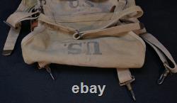WWI US Army 116th HQ Signal Corps M1910 Haversack 1917, Roll, and Mess Pouch