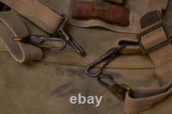 WWI US Army 116th HQ Signal Corps M1910 Haversack 1917, Roll, and Mess Pouch