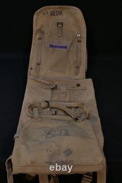 WWI US Army 116th HQ Signal Corps M1910 Haversack 1917, Roll, and Mess Pouch