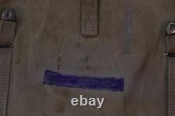 WWI US Army 116th HQ Signal Corps M1910 Haversack 1917, Roll, and Mess Pouch