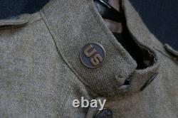 WWI US Army 13th Infantry Division M1917 Signal Corps Uniform Wool 1918 Fine SSI