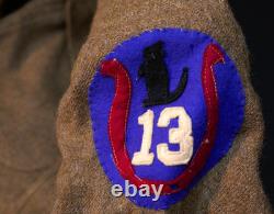 WWI US Army 13th Infantry Division M1917 Signal Corps Uniform Wool 1918 Fine SSI