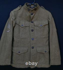 WWI US Army 14th Engineer Regiment Staff Sergeant Uniform AEF Overseas Chevrons