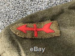 WWI US Army 32nd Division Red Arrow Tunic Uniform