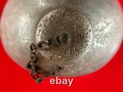 WWI US Army AEF M1910 Canteen Seamless Spun Aluminum Canteen Lathe RARE WW1