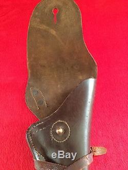 WWI US Army AEF M1912 Leather Swivel Holster Colt M1911.45acp Pistol Cavalry