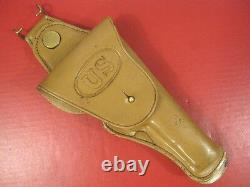 WWI US Army AEF M1912 Leather Swivel Holster Colt M1911.45acp Pistol Commercial