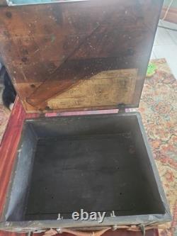 WWI US Army Browning Model 1917 Gunner Spare Parts Box Plus Paper Label Intact
