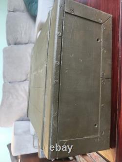 WWI US Army Browning Model 1917 Gunner Spare Parts Box Plus Paper Label Intact