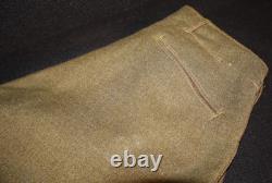 WWI US Army Enlisted Wool Trousers Breeches Reinforced Calves Drawstring Present