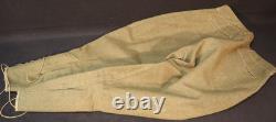 WWI US Army Enlisted Wool Trousers Breeches Reinforced Calves Drawstring Present