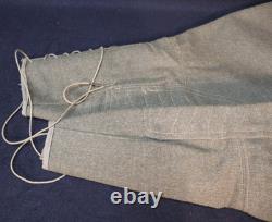 WWI US Army Enlisted Wool Trousers Breeches Reinforced Calves Drawstring Present