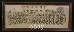 WWI US Army Foreign Legion Military Band Camp Devens Mass. 9 x 21 Photograph, VR