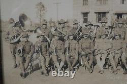 WWI US Army Foreign Legion Military Band Camp Devens Mass. 9 x 21 Photograph, VR