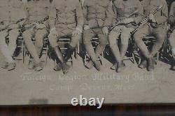 WWI US Army Foreign Legion Military Band Camp Devens Mass. 9 x 21 Photograph, VR