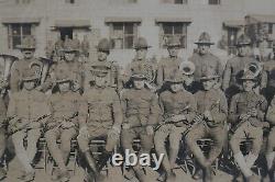 WWI US Army Foreign Legion Military Band Camp Devens Mass. 9 x 21 Photograph, VR