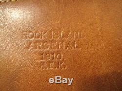 WWI US Army M1902 Artillery Knapsack Haversack Rock Island Arsenal 1910 RARE
