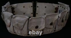 WWI US Army M1903 Rimless Eagle Snap 9 Pocket Cartridge Belt, Unit Marked M. P