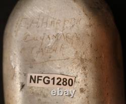 WWI US Army M1910 Flat Top Canteen Spun Aluminum E HARDER Cayamaca Checkers Game