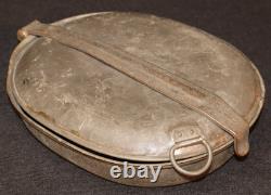 WWI US Army M1910 Meat Can Mess Kit 1918 Anchor France French Made AEF, Scarce