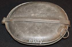 WWI US Army M1910 Meat Can Mess Kit 1918 Anchor France French Made AEF, Scarce
